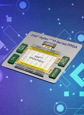 Intel представила FPGA серии Agilex M с рекордно быстрой подсистемой памяти — почти 1,1 Тбайт/с.