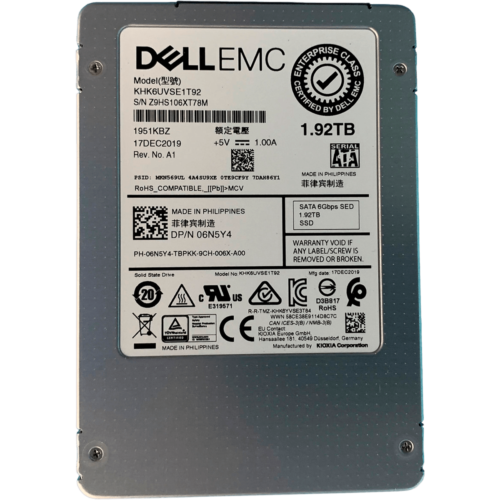 KHK6UVSE1T92 SSD Toshiba Kioxia HK6-R 1.92 ТБ SATA 2.5