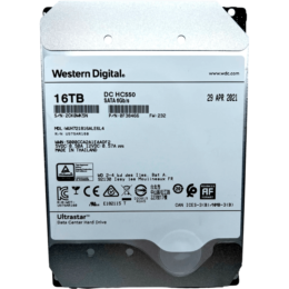 WUH721816ALE6L4 Жёсткий диск Western Digital Ultrastar DC HC550 16 ТБ SATA 7200 об/мин 512 МБ