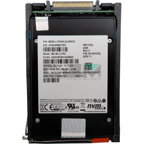 005053078 Твердотельный накопитель Dell EMC SSD 3.84TB NVMe