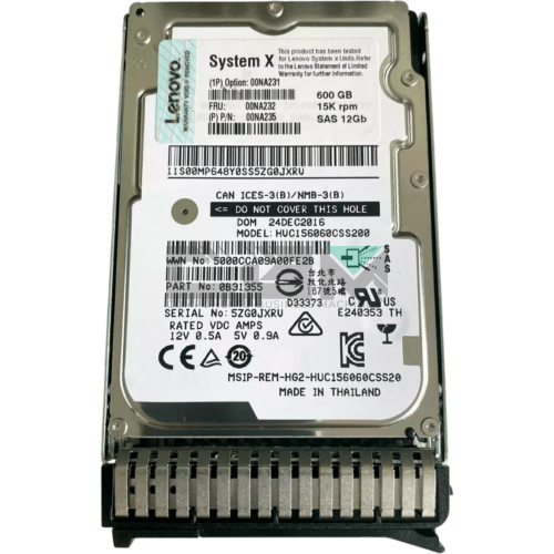 00NA232 Жесткий диск IBM (Lenovo) 600 Гб 2.5 15000 об/мин 00NA232 Жесткий диск IBM (Lenovo) 600 Гб 2.5 15000 об/мин