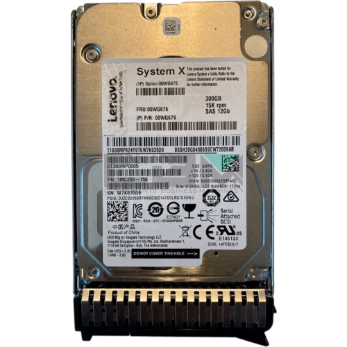 00WG676 Жесткий диск HDD IBM 300GB 15K 12G 3.5 SAS