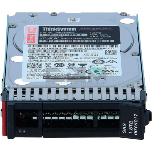 00YK017 Жесткий диск HDD IBM / Lenovo 2.5' 1.8TB 10000RPM 12GB/S 128MB SAS