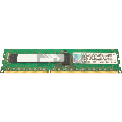 00D5044 Оперативная память IBM 8-GB PC3L-12800 DDR3 ECC SDRAM LP RDIMM