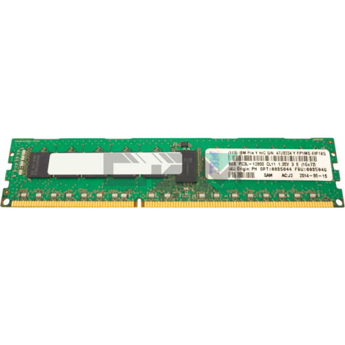 00D5046 Оперативная память IBM (Lenovo) 8-GB PC3L-12800 DDR3 ECC SDRAM LP RDIMM