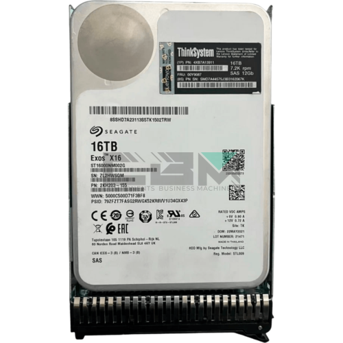 00Y9087 Жёсткий диск Lenovo ThinkSystem 3.5 16TB 7.2K SAS 12Gb