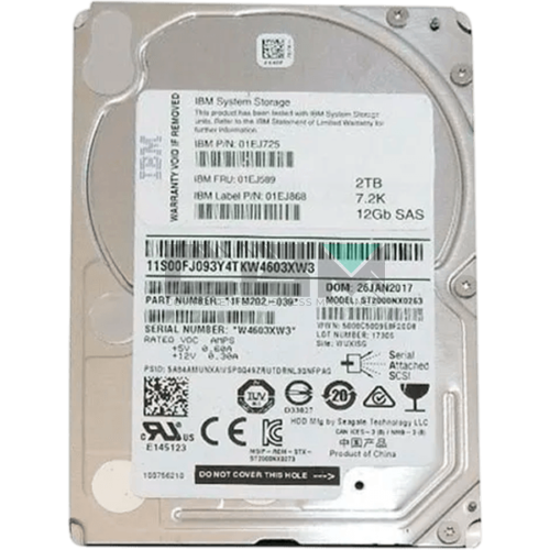 01EJ868 Жесткий диск IBM (Lenovo) 2 Тб 2.5 7200 об/мин
