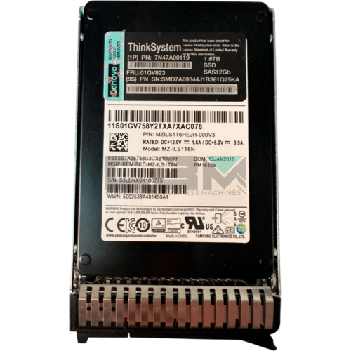 01GV823 Твердотельный накопитель SSD IBM / Lenovo ThinkSystem PM1635A 2.5' 1.6TB 12GB/S SAS Hot-Plug