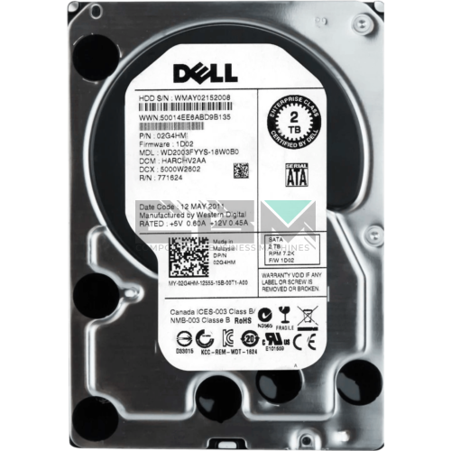 02G4HM Жесткий диск Dell