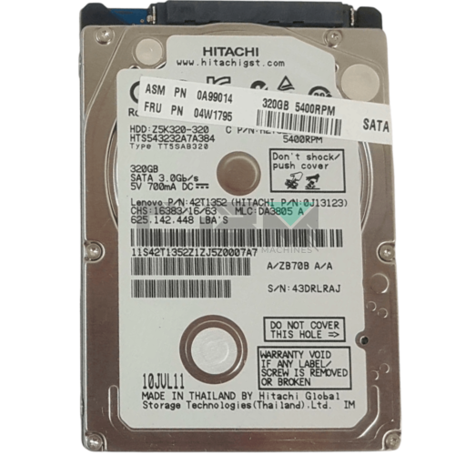 04W1795 Жесткий диск HDD IBM Lenovo 2.5 5400об/мин