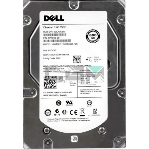05XTFH Жесткий диск Dell 600 Гб 3.5 15000 об/мин