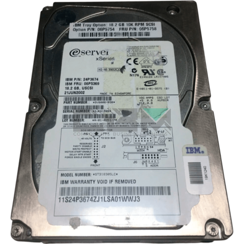 06P5754 Жесткий диск IBM (Lenovo) 18.2 Гб 3.5 10000 об/мин
