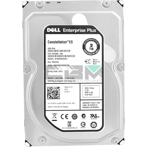 07YXTH Жесткий диск Dell 3.5 7200 об/мин 6 Гбит/с