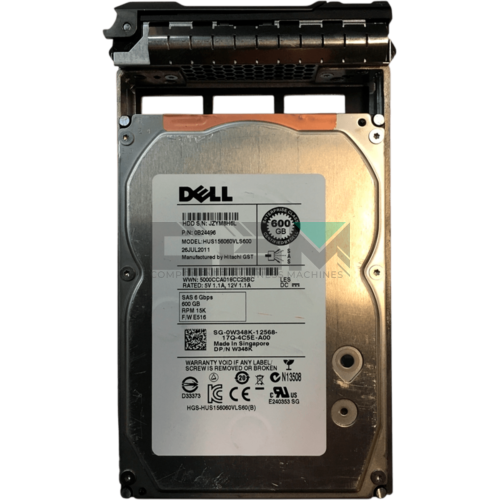 0B24496 Жесткий диск HDD Dell 600Gb 15000 6G SAS LFF