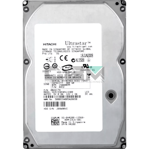 0HR200 Жесткий диск HDD Dell 300Gb 3.5 15000об/мин