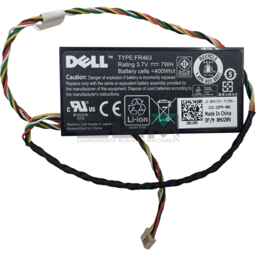 0NU209 Батарея резервного питания BBU Dell 3.7V 1.9AH 7WH Li-ion