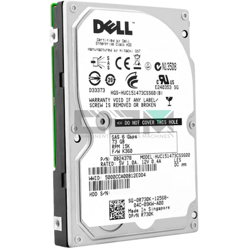 0R730K Жесткий диск Dell 2.5 15000 об/мин