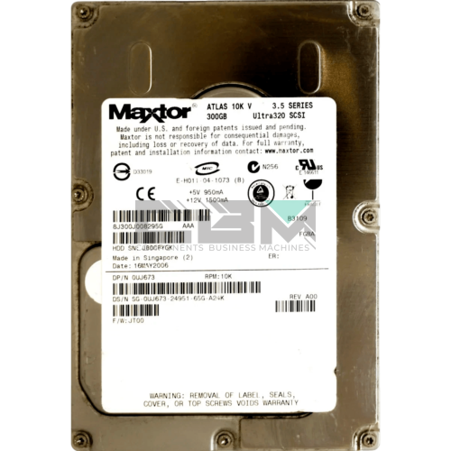 0UJ673 Жесткий диск HDD Dell 3.5 10000об/мин