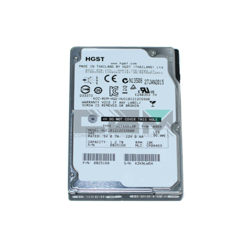 0B25168 Жесткий диск HITACHI ULTRASTAR C10K1200 HUC101212CSS600 1.2Tb 10000об/мин 2.5 6G SFF SAS