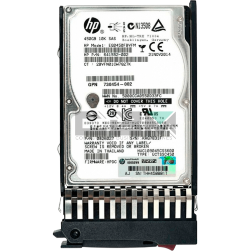 0B26027 Жесткий диск HDD HPE 450Gb 6G 10K 2.5 DP SAS