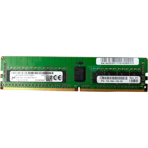 100-564-192-00 Оперативная память EMC 8GB DDR4 SDRAM ECC 2Rx4 2133MHZ PC-17000