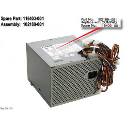 116403-001 Блок питания HP Power Supply 425 Вт