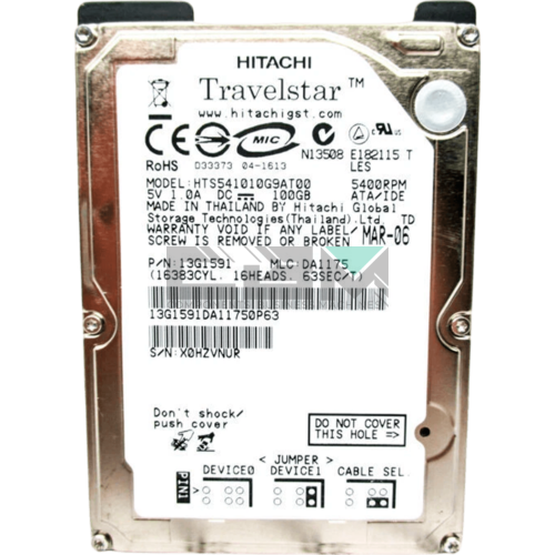13G1591 Жесткий диск IBM (Lenovo) 2.5 5400 об/мин
