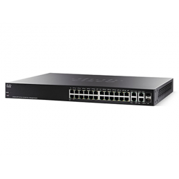 SF300-24PP-K9-EU Коммутатор Cisco PoE SF300-24PP 24-port 10/100 PoE+