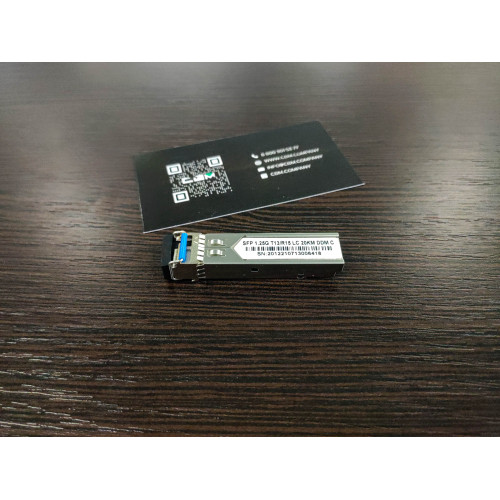 Трансивер CBM SFP 1.25G T13/R15 LC 20 km DDM 1310-1550 нм