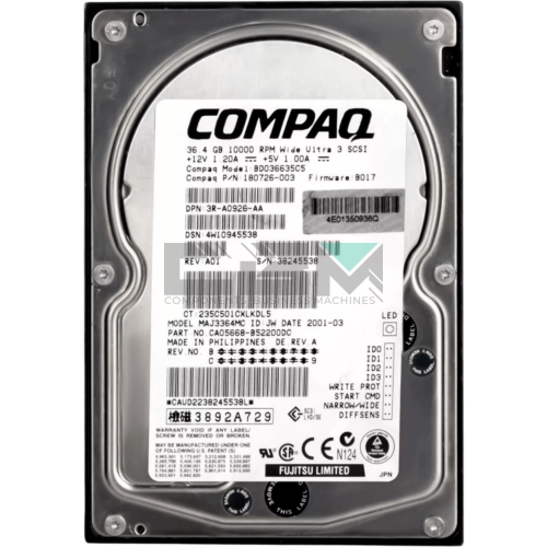 180726-003 Жесткий диск HDD HP Enterprise 36.4G 10000об/мин