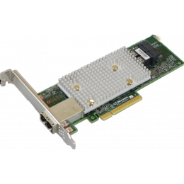 2295100-R Контроллер Adaptec SAS RAID 4Gb Int-2xSFF-8643 Ext-2xSFF-8644 16xSAS/SATA RAID60 U1200 12G LP PCI-E8x 3.0