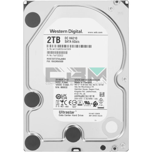 1W10002 Жесткий диск Western Digital Ultrastar DC HA210 2TB