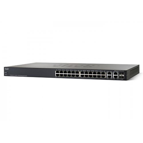 SRW224G4-K9 Коммутатор Cisco SF 300-24 24x10/100 + 2x10/100/1000 + 2 w/Gig Uplinks