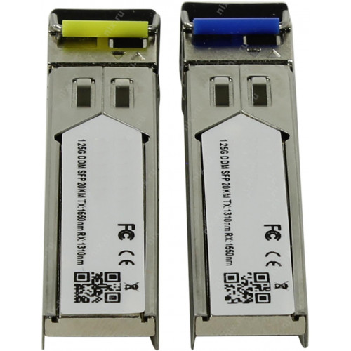 Трансиверы [комплект 2 шт] CBM SFP 1.25G T13/R15 T15/R13 LC 20km DDM 1310, 1550 нм