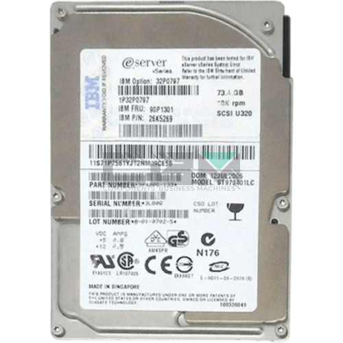 26K5259 Жесткий диск HDD IBM (Lenovo) 10000об/мин SCSI