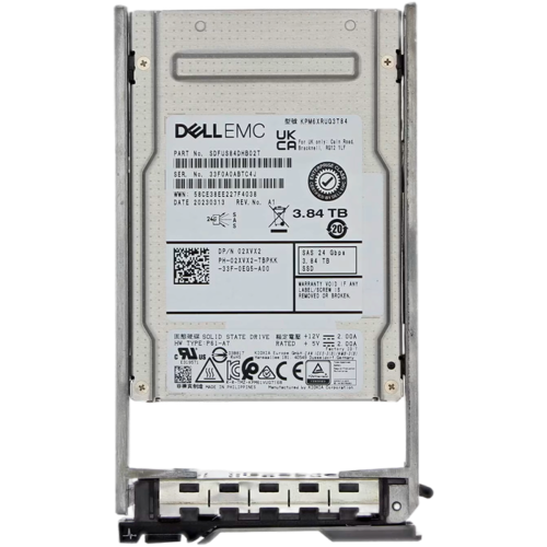 2XVX2 Dell Твердотельный накопитель SSD G14-G16 3.84-TB 24G 2.5 SAS RI w/DXD9H
