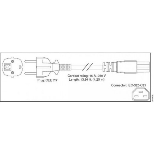 PWR-CAB-AC-EU Кабель Cisco