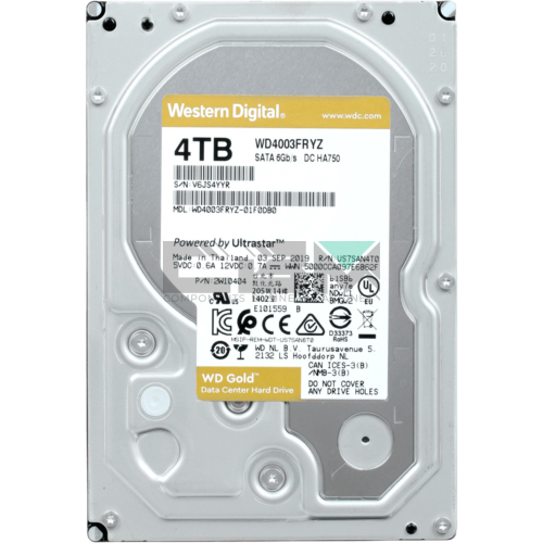 2W10404 Жёсткий диск Western Digital Gold 4 TB 7.2K SATA 256 MB 3.5