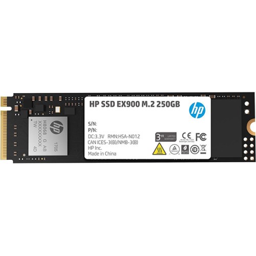2YY43AA Твердотельный накопитель SSD HP 250GB M.2 PCIe 3.0 x4 NVMe EX900