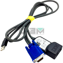 39M2909 Кабель IBM / Lenovo USB KVM 2xRJ45/1xUSB 1.5m