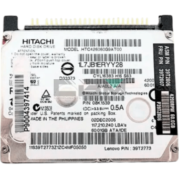 39T2773 Жесткий диск HDD IBM (Lenovo) 1.8 4200об/мин