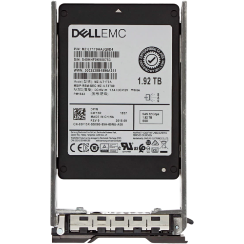 3F15R Твердотельный накопитель SSD Dell Compellent 1.92-TB 12G 2.5 SAS RI SSD