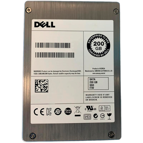 3KWG0 Твердотельный накопитель SSD Dell 200-GB 12G 2.5 MLC SAS WI w/G176J