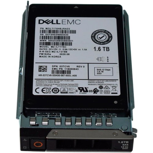 3TCV6 Твердотельный накопитель SSD Dell G14-G16 1.6-TB 12G 2.5 SAS MU w/DXD9H