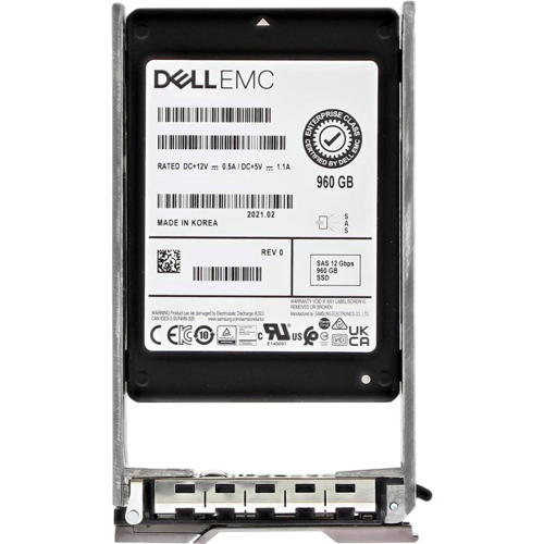 400-AUZP Твердотельный накопитель SSD Dell G14-G16 960-GB 12G 2.5 SAS RI TLC w/DXD9H