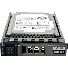 400-BFRY Твердотельный накопитель SSD Dell G14-G16 960-GB 12G 2.5 vSAS MU w/DXD9H