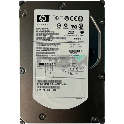 412751-018 Жесткий диск HDD HP Enterprise