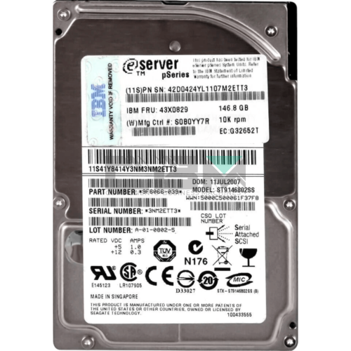 42D0424 Жесткий диск HDD IBM Lenovo