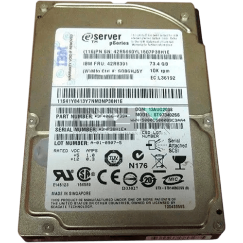 42R8391 Жесткий диск HDD IBM Lenovo 2.5 10000об/мин