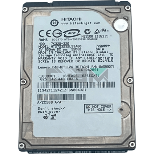 42T1124 Жесткий диск HDD IBM Lenovo 2.5 7200об/мин